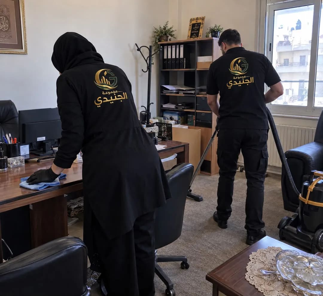 خدمة تعزيل مكتب من مجموعة الجنيدي